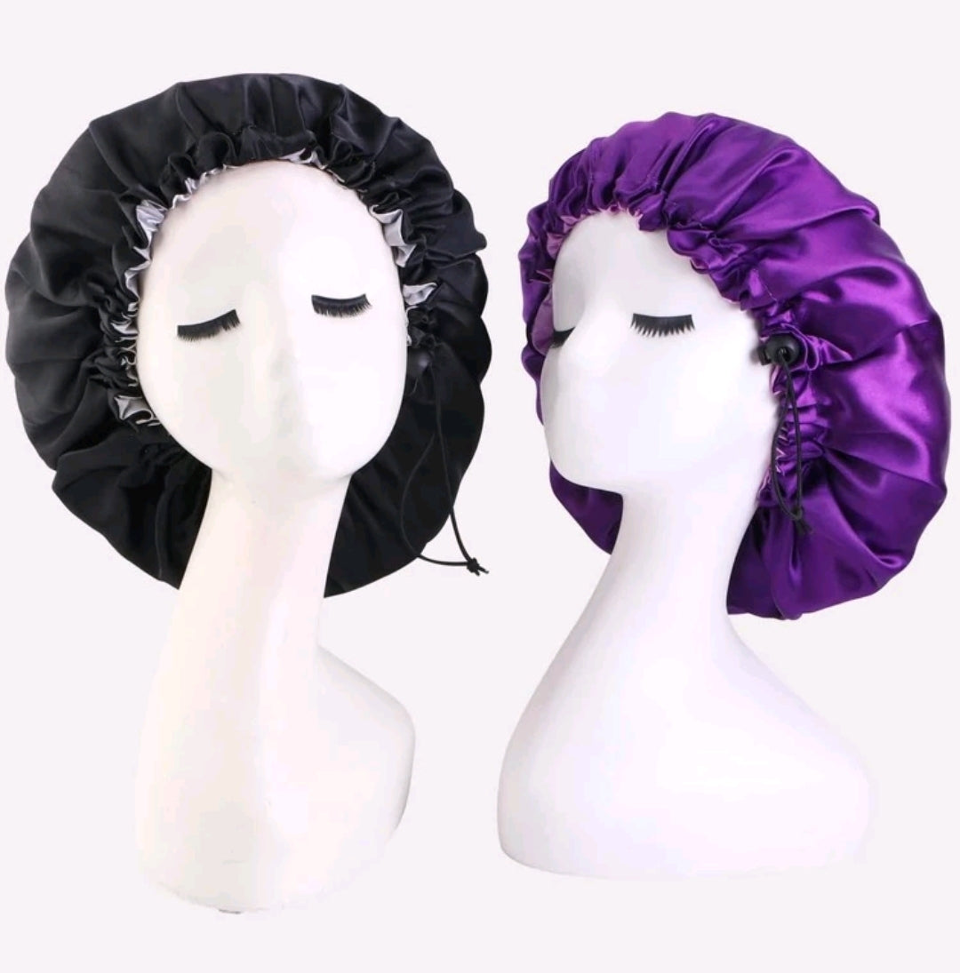Drawstring Hair Bonnet