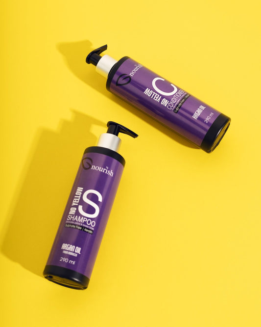 Nourish Purple shampoo and conditioner set